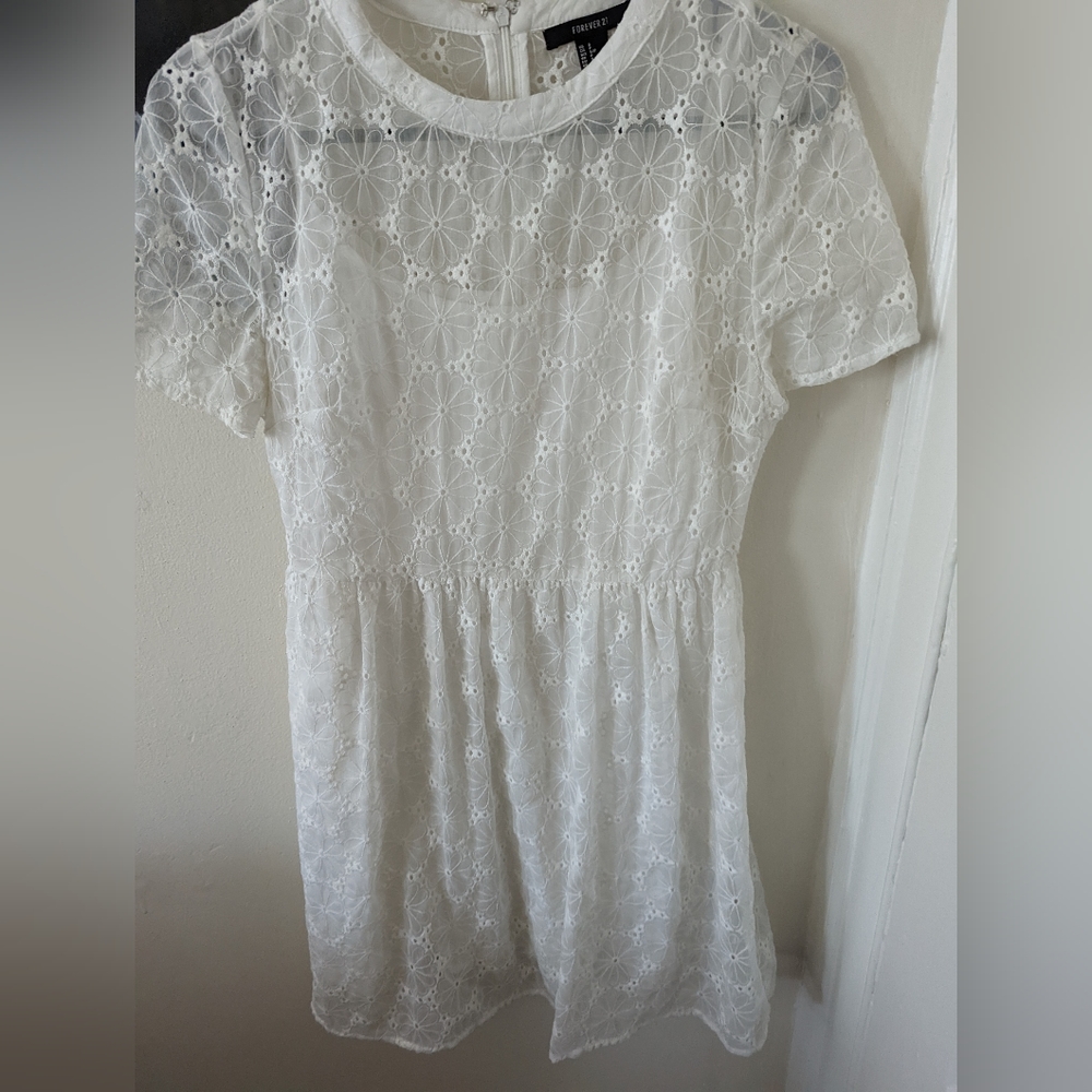 White lace sundress